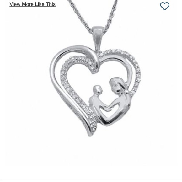 Mother and Child Necklace - Picture 3 of 4